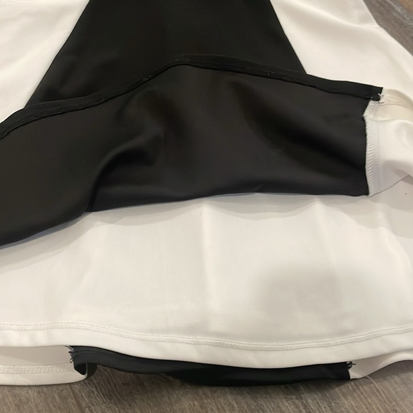 Amy Byer Black and White Fit and Flare Dress size 12 - Picture 3 of 6